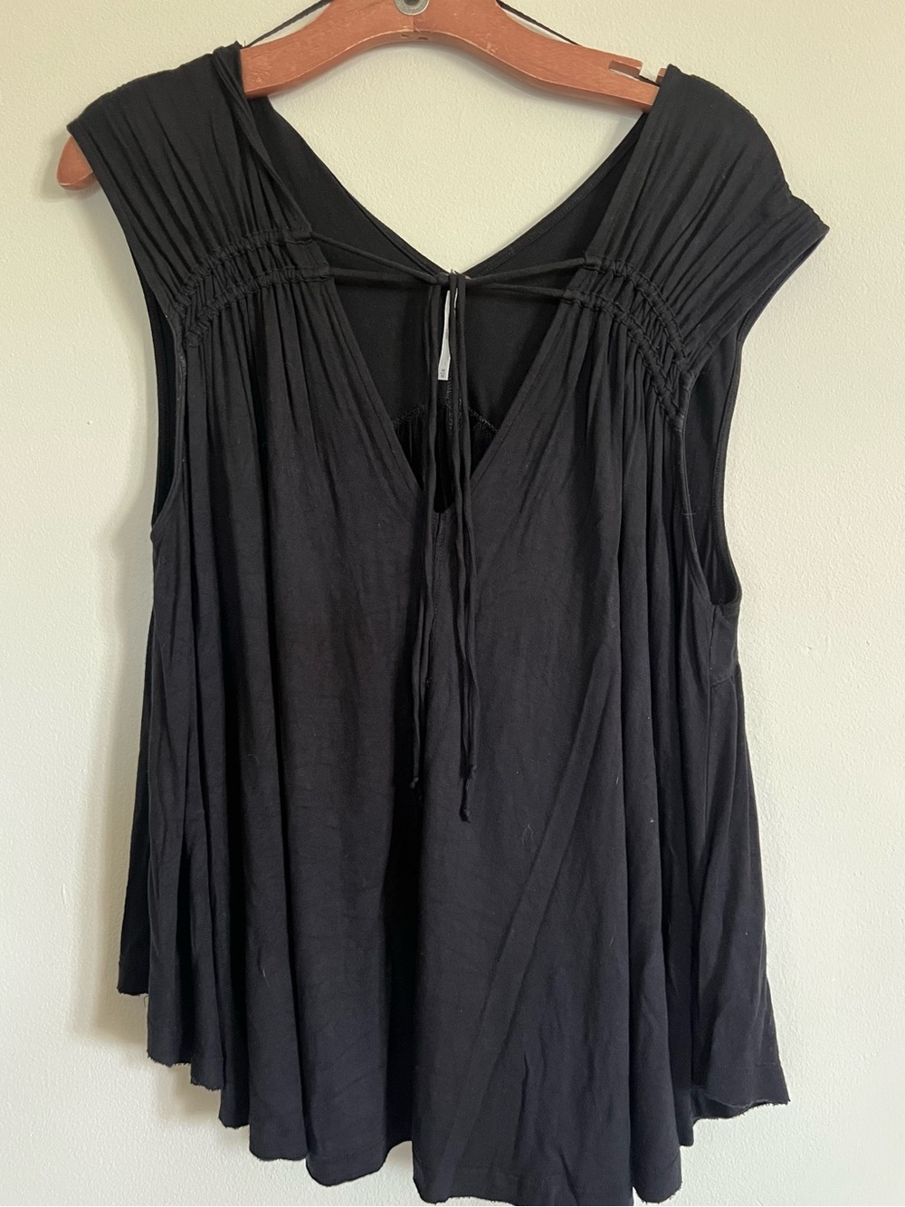 Free People Flowing Tie Front tank top